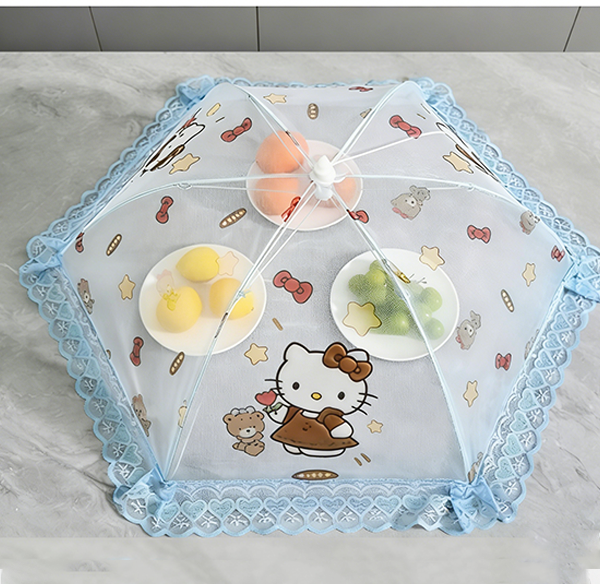80 cm Round Food Cover Polyester PP 0338