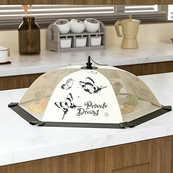 80 cm Round Food Cover Polyester PP 0319