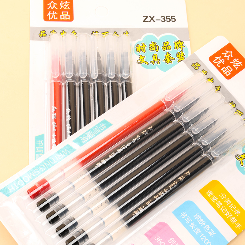 Long Lasting Gel Pen 6-Pack