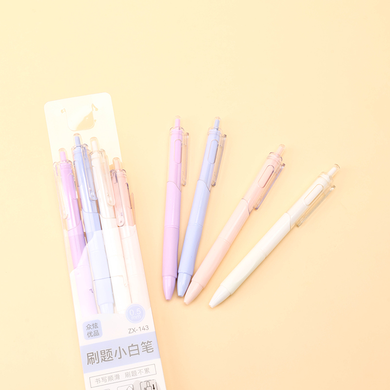 Exam Gel Pen 4-Pack White