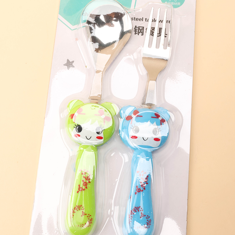 Mini Stainless Steel Spoon Fork
