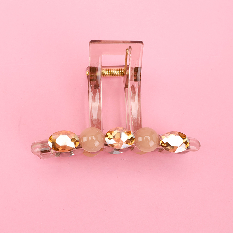8 cm Rhinestone Large Hair Claw Clip