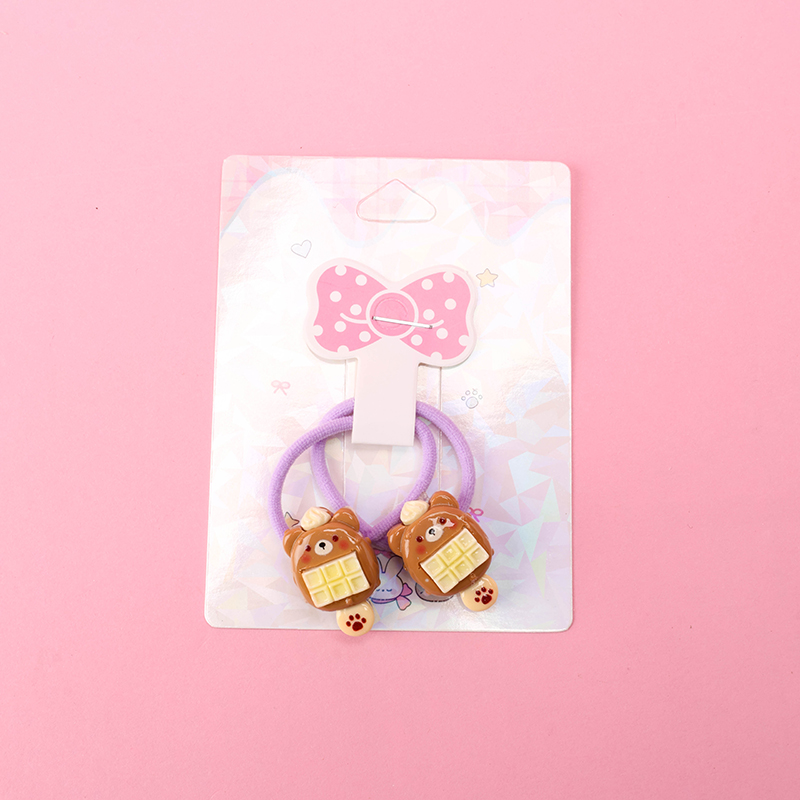 Children's Colored Resin Nylon Hair Tie 4012400222