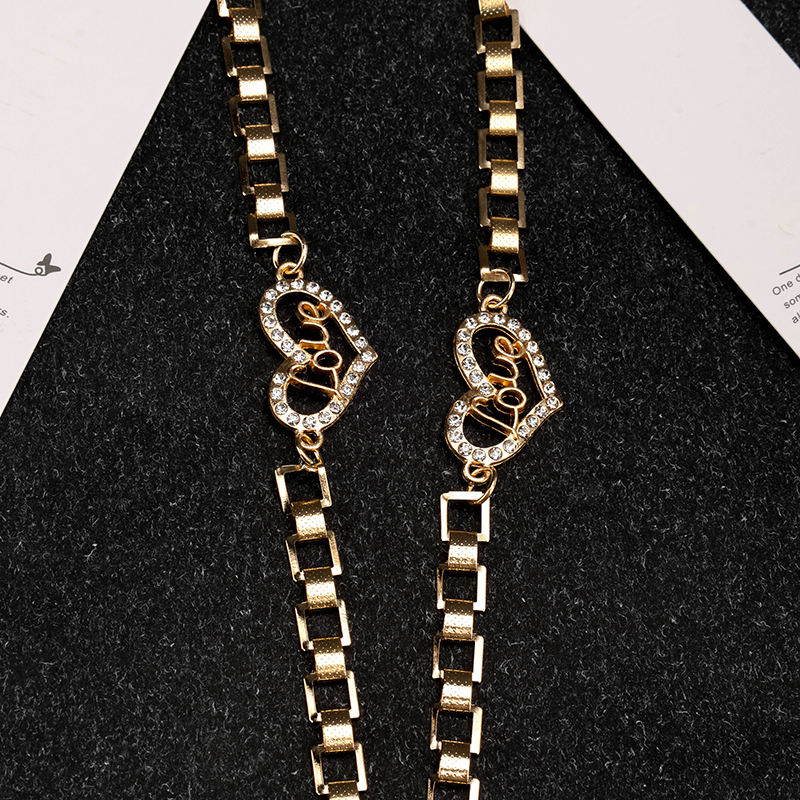 Square Rhinestone Bracelet