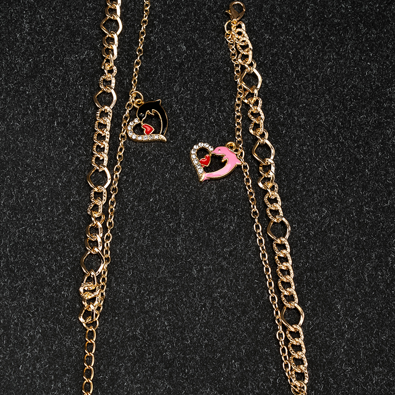 AB Chain Pendant Bracelet