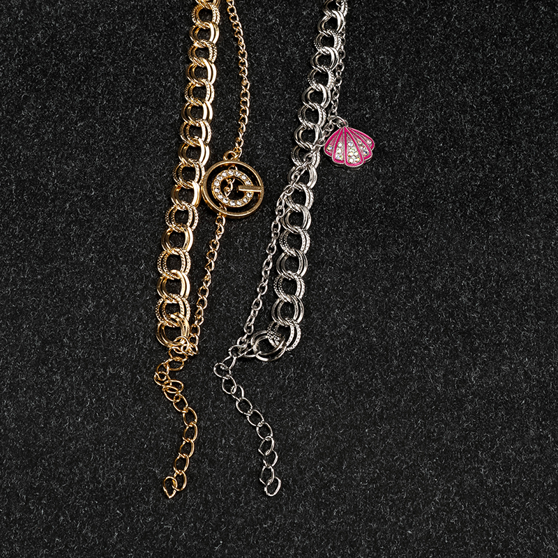Double Ring Pendant Bracelet