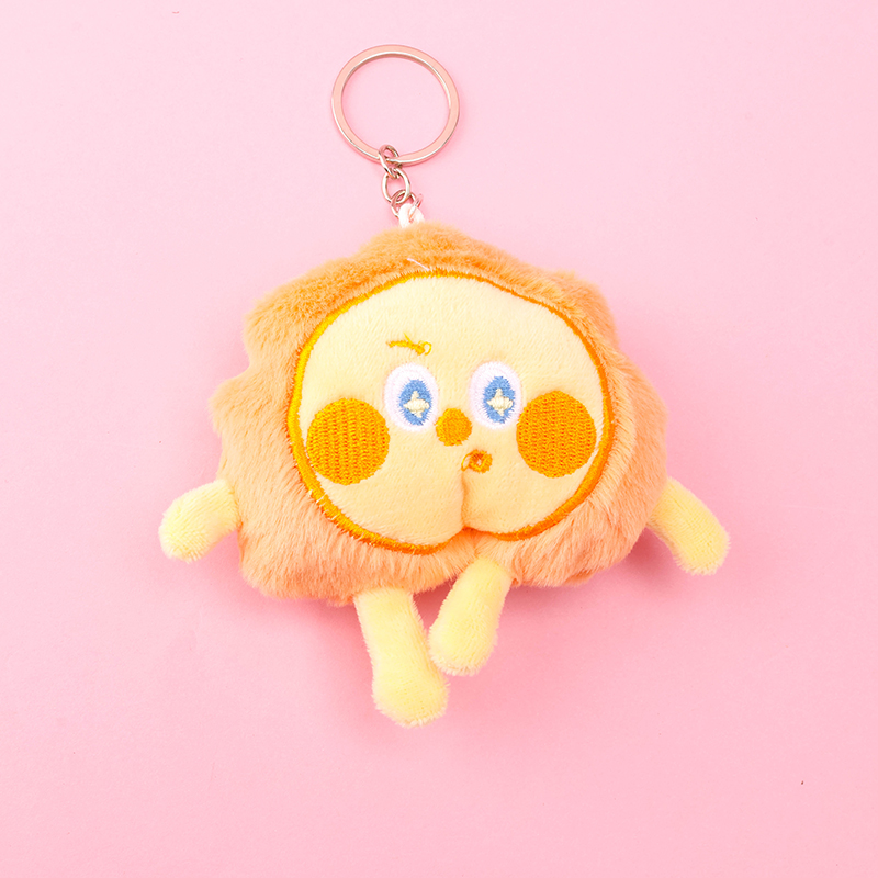 Cartoon Sun Moon Plush Bag Charm