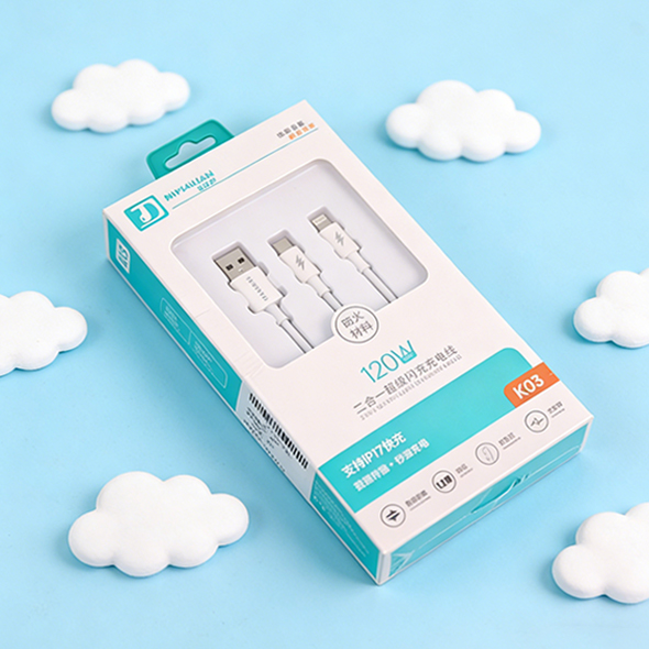 1.2M One-to-Two Charging Cable