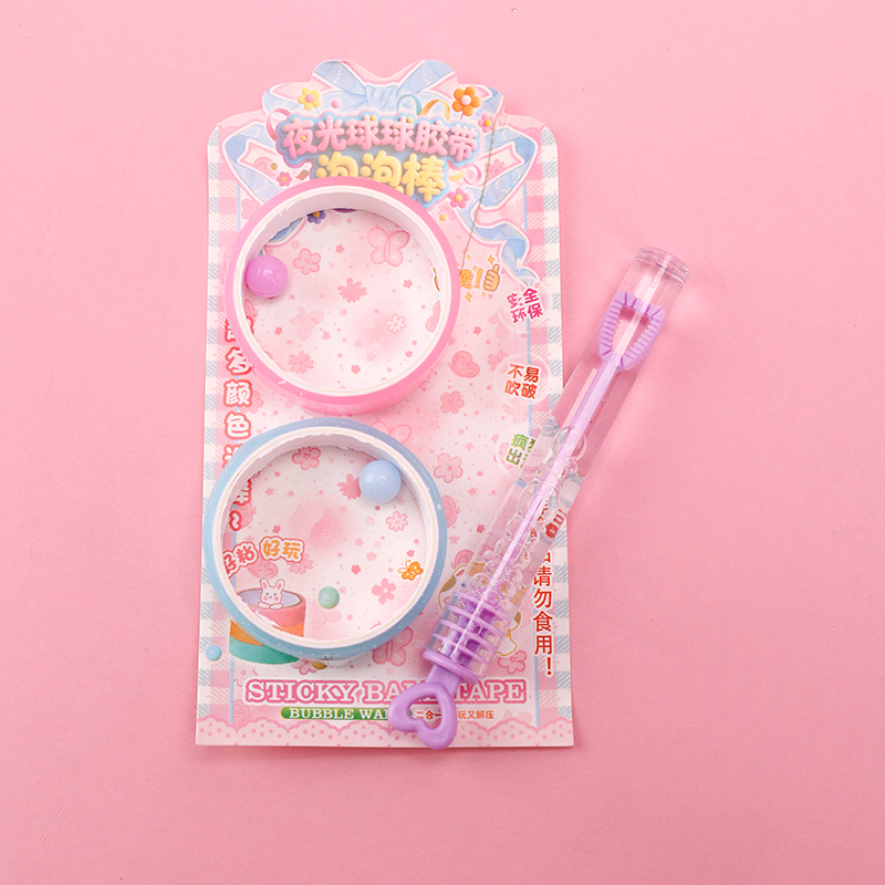 Mini Bubble Solution with Luminous Ball Tape