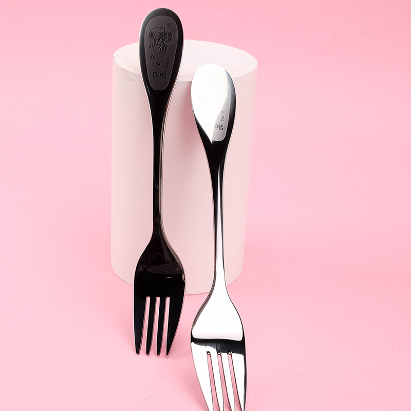 Small Stainless Steel Spoon Fork