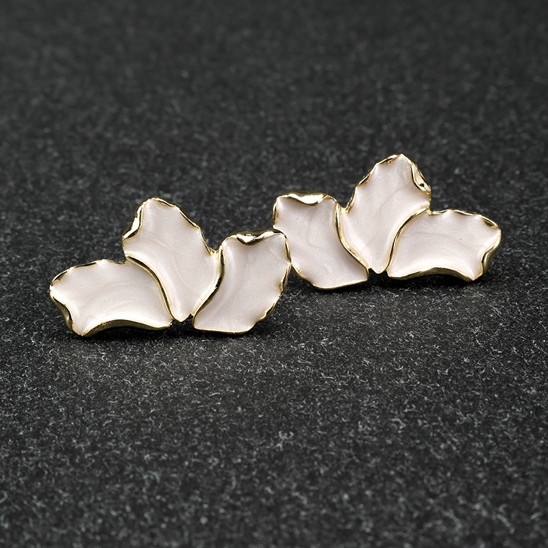 Large Enamel Ear Studs