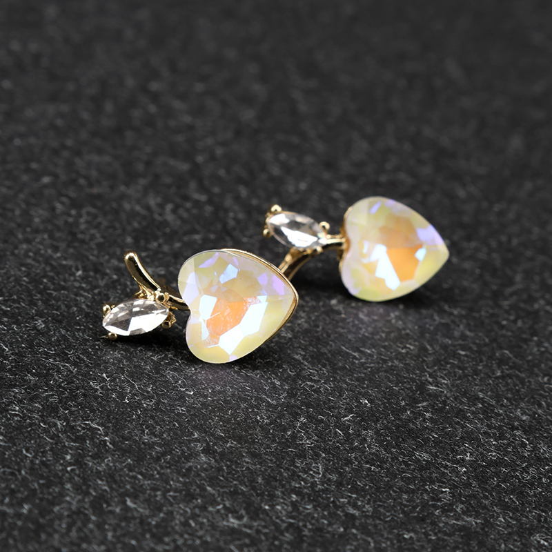 Zircon Apple Ear Studs