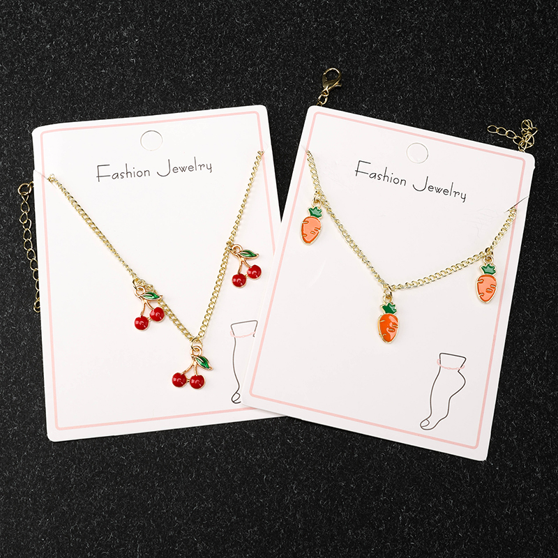 Fruit Pendant Anklet Alloy 4020600007