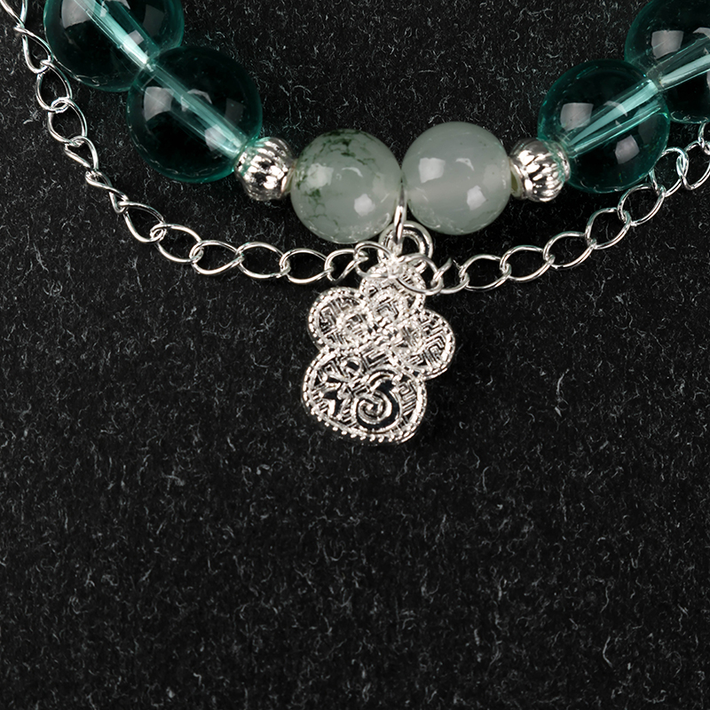 Jelly Color Pendant Bracelet Plastic Glass 4021001086