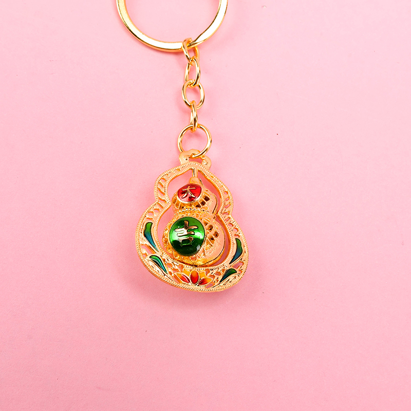 Spinning Gourd Bag Charm