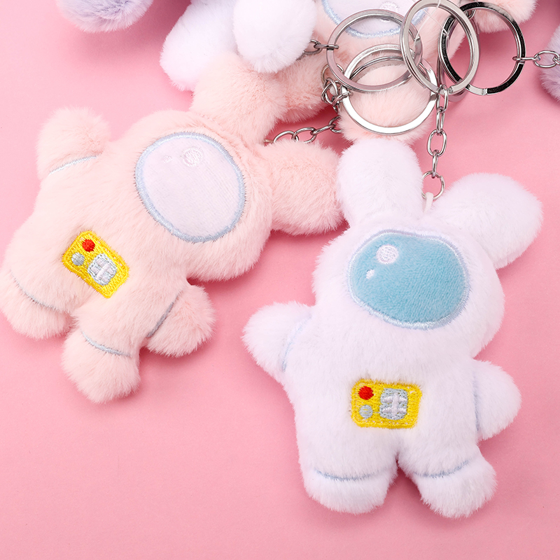 Cartoon Astronaut Plush Bag Charm