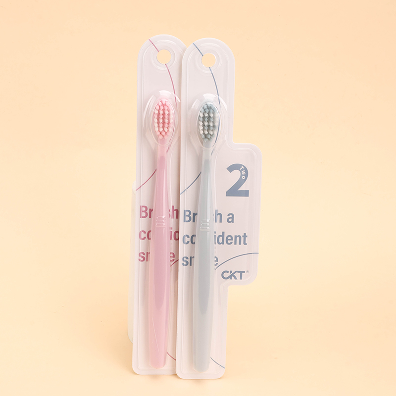 Carded Soft Bristle Toothbrush 0.15mm PP PBT CKT-2