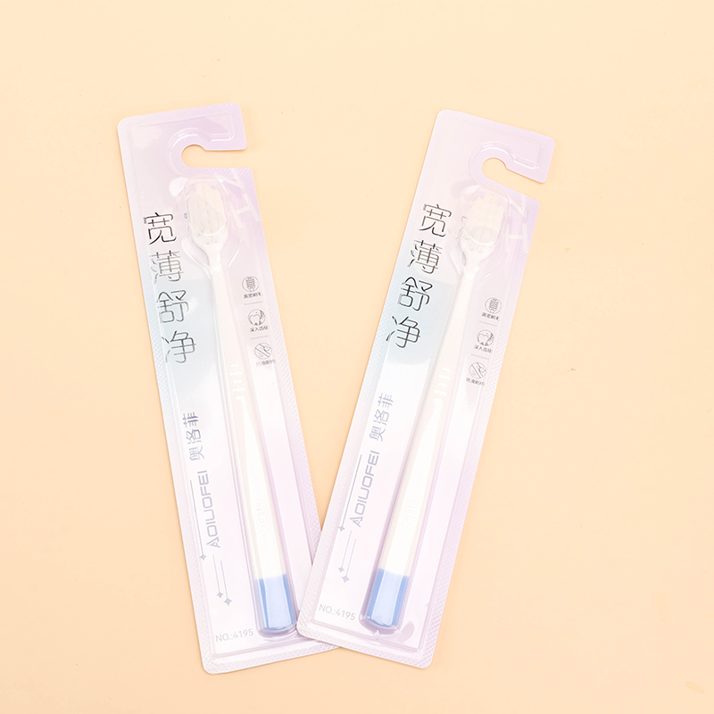 Carded Soft Bristle Toothbrush 0.15mm PP PBT CKT-6
