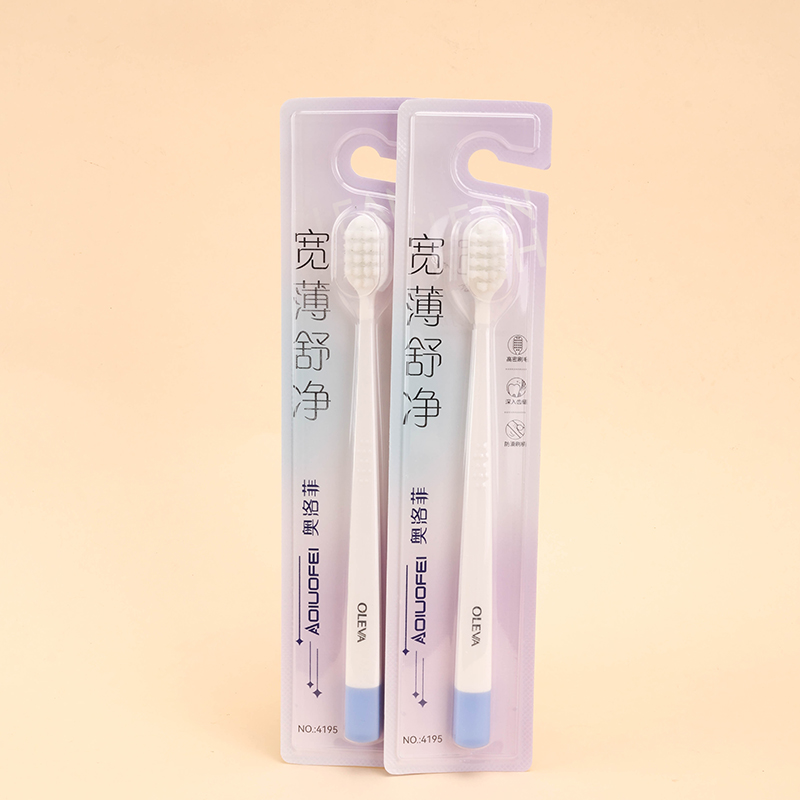 Carded Soft Bristle Toothbrush 0.15mm PP PBT CKT-6