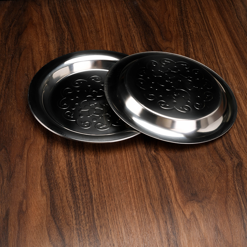 22cm stainless steel with flower disc