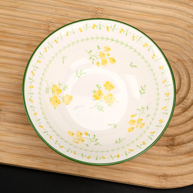 6 Inch Spring Ceramic Bowl
