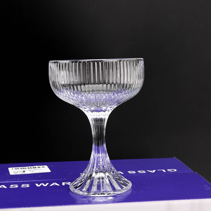 RC023A High Vertical Bar Ice Cream Cup Glass 1210500051