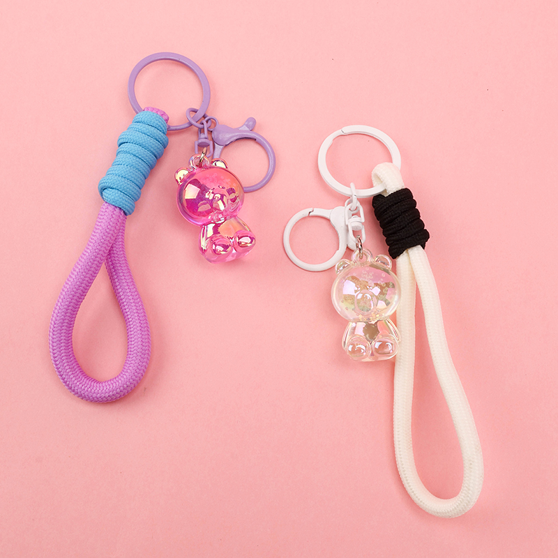 Crystal Brown Bear Bag Charm