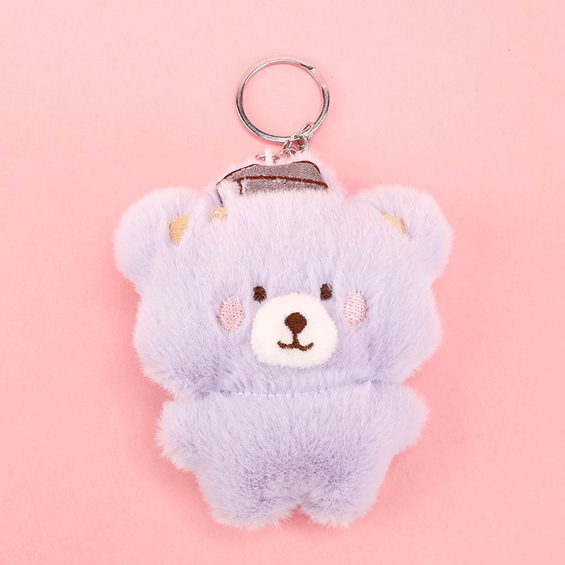 Cartoon Bear Plush Bag Charm