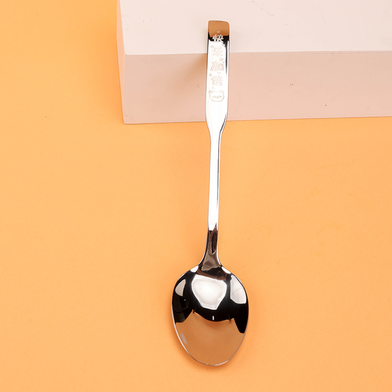 Happy Double Profit No.1 Pointy Stainless Steel Spoon