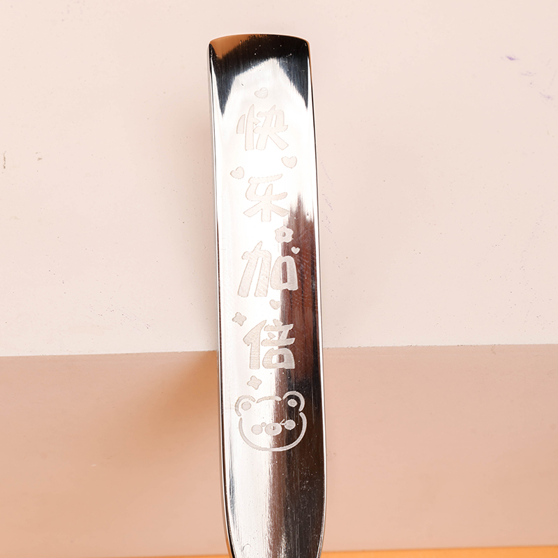 Happy Double Profit No.1 Round Stainless Steel Spoon