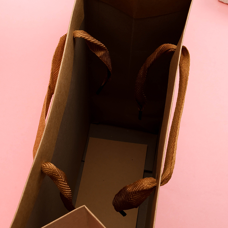 Large Vertical Simple Kraft Paper Gift Bag ST515-01