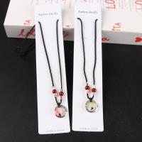 JN相思豆平安扣黑绳项链 3
