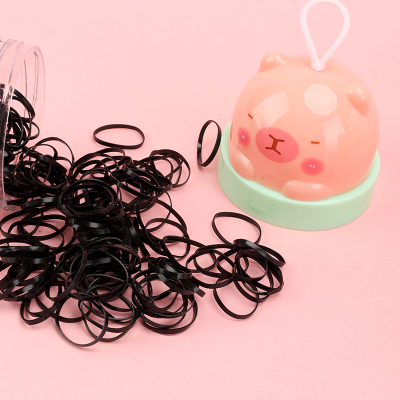 MXM-214 Dolphin Bottle Black TPU Hair Tie 4013000309