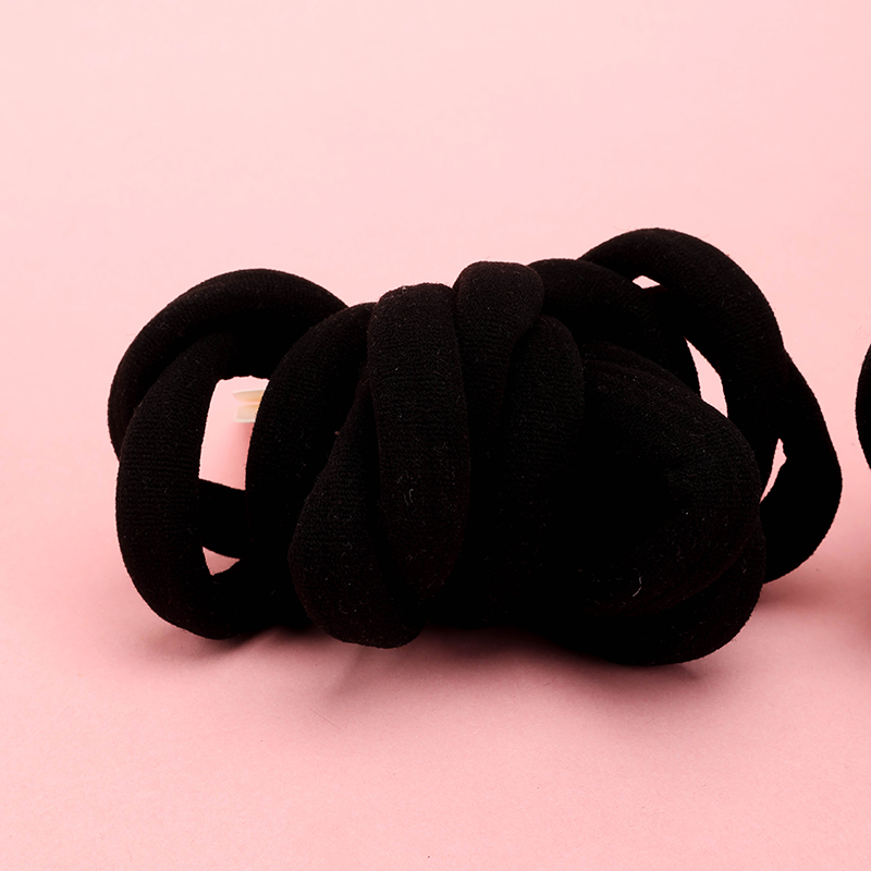 New Elevator 12 Black Cotton Rubber Bands Rubber Nylon Hair Tie 4012700500