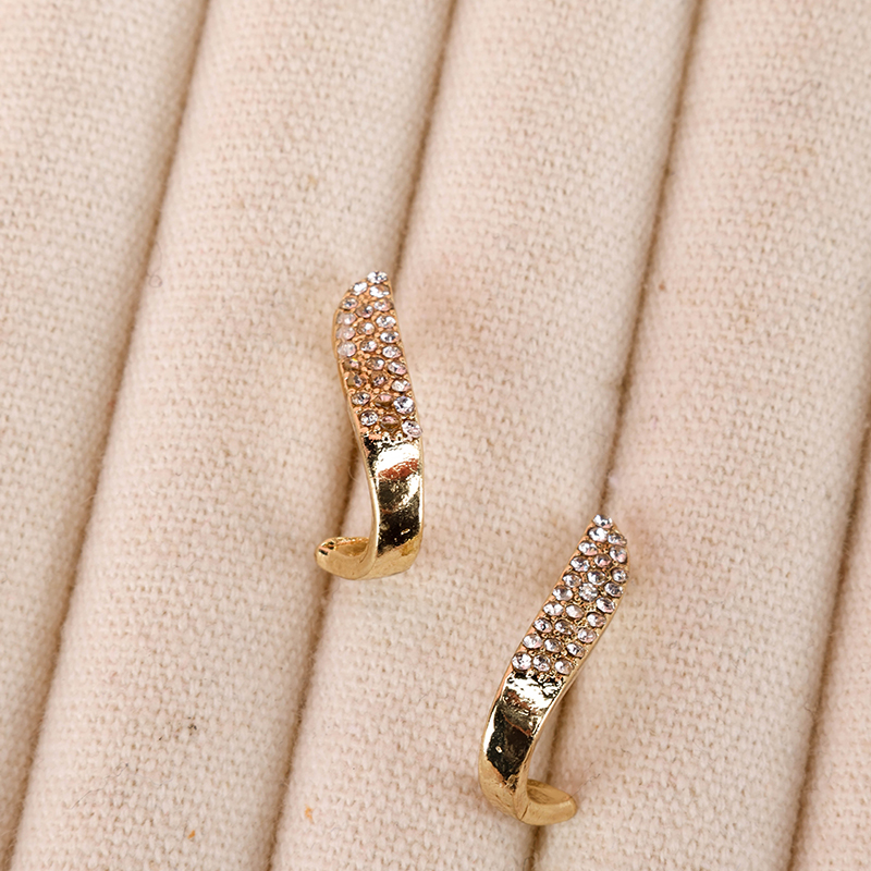 Geometric Hook Ear Studs