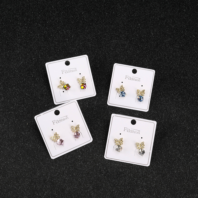 Butterfly Zircon Ear Studs