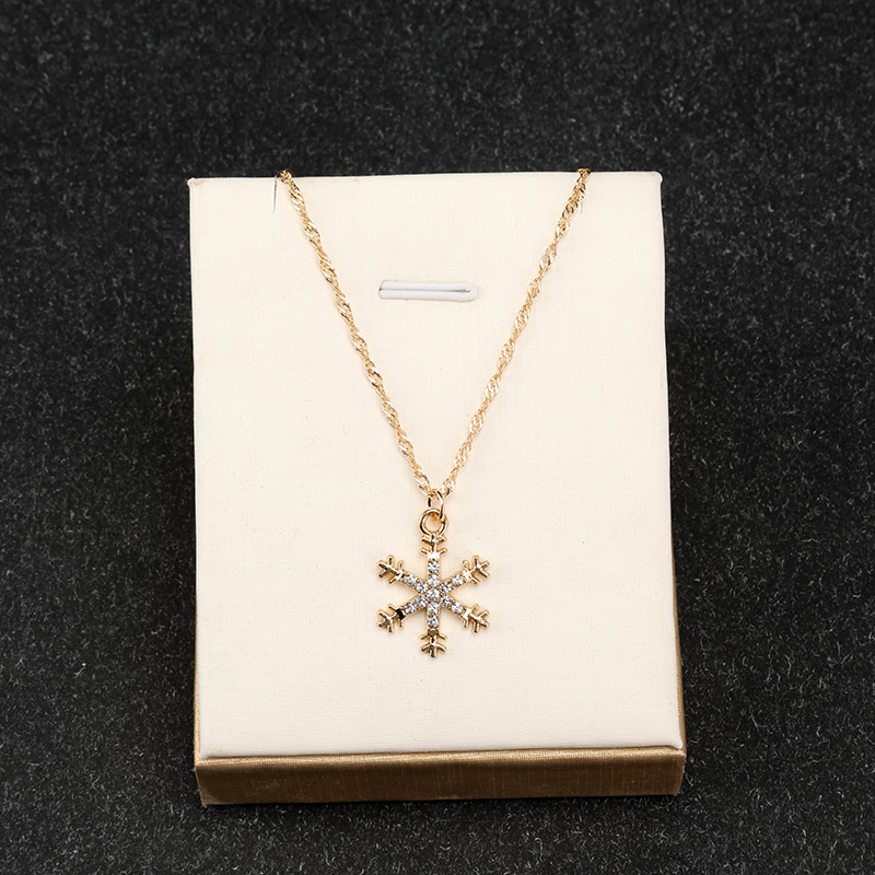 Snowflake Rhinestone Necklace