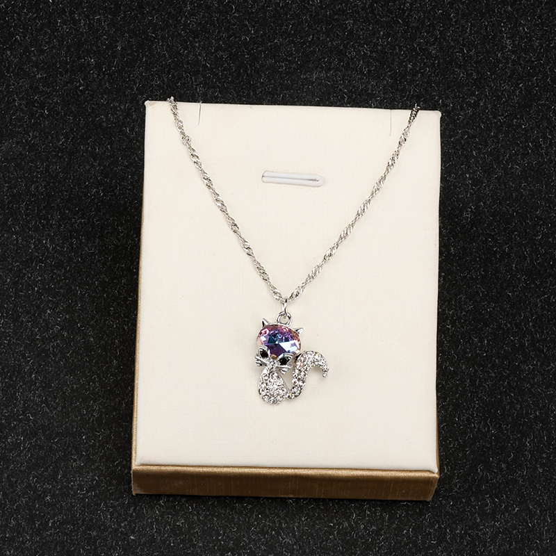 Zircon Fox Necklace