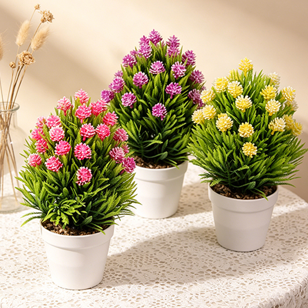 M220 Artificial Flower Bonsai Mixed Colors Plastic 105060009