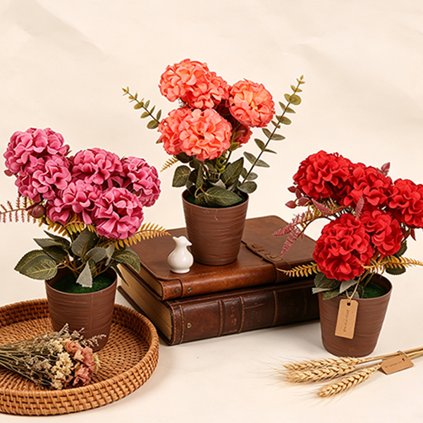 Mixed Autumn Artificial Flower Bonsai