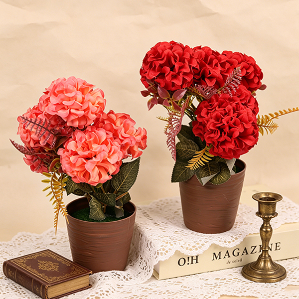 Mixed Autumn Artificial Flower Bonsai