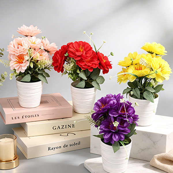 Mixed Spring Artificial Flower Bonsai