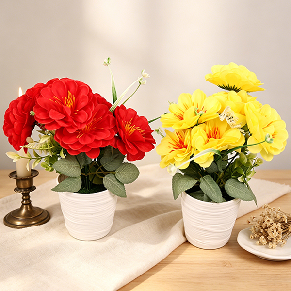 Mixed Spring Artificial Flower Bonsai