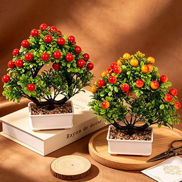 Mixed Heart Cherry Artificial Bonsai