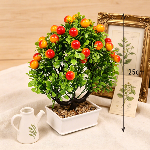 Mixed Heart Cherry Artificial Bonsai