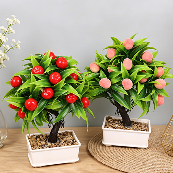 Mixed Kumquat Artificial Bonsai