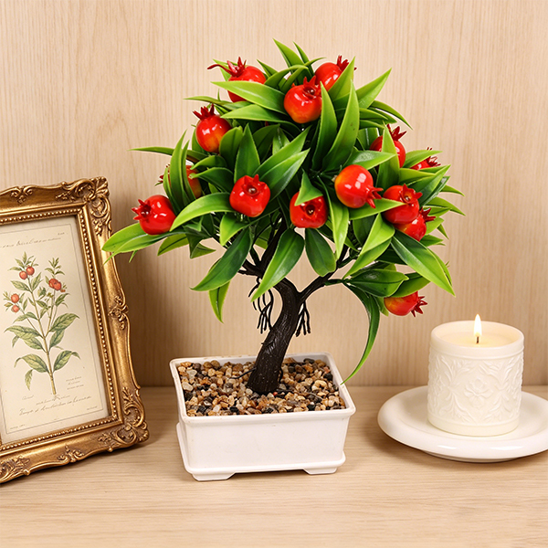 Mixed Kumquat Artificial Bonsai