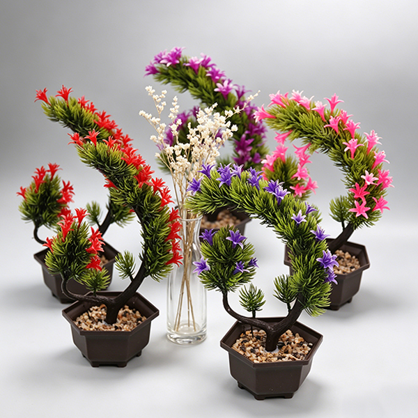 M28 Artificial Flower Bonsai Mixed Colors Plastic 105060006