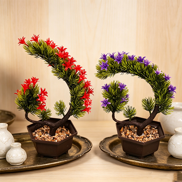 M28 Artificial Flower Bonsai Mixed Colors Plastic 105060006