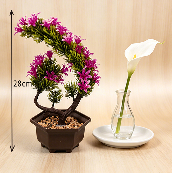 M28 Artificial Flower Bonsai Mixed Colors Plastic 105060006